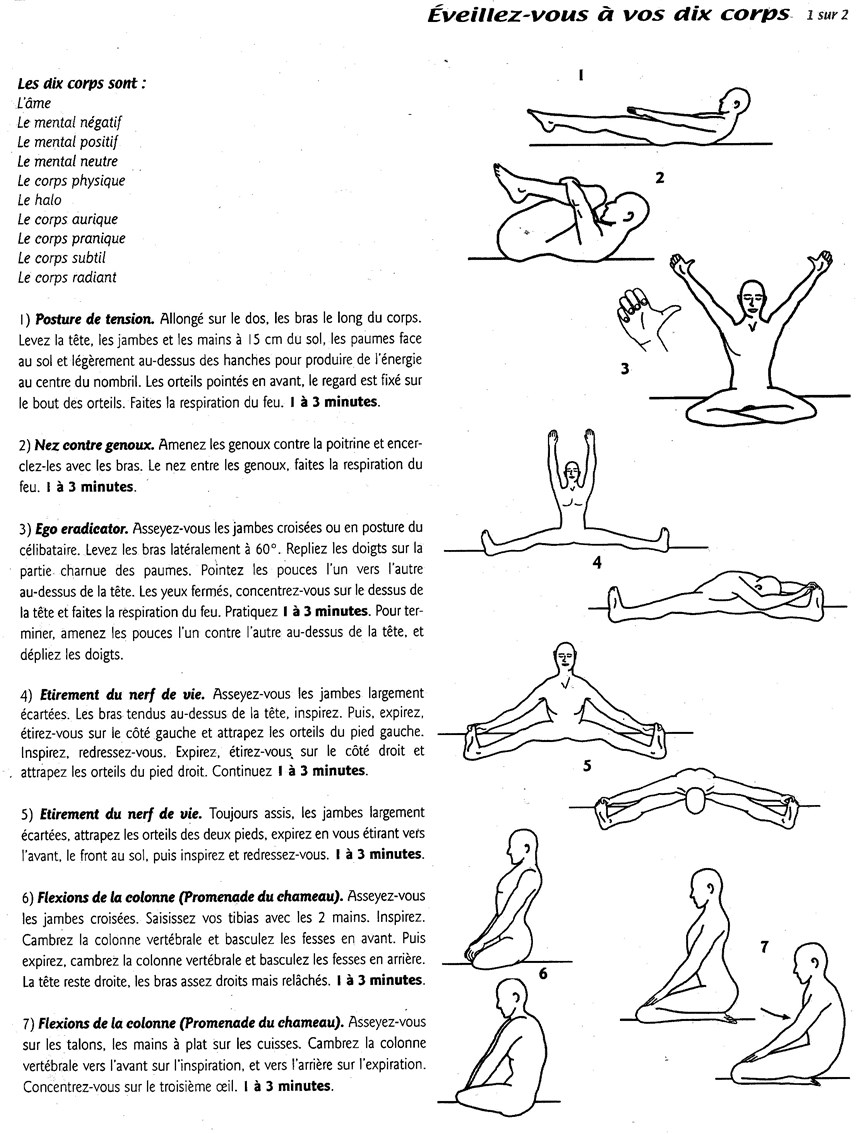 Éveillez vous à vos dix corps