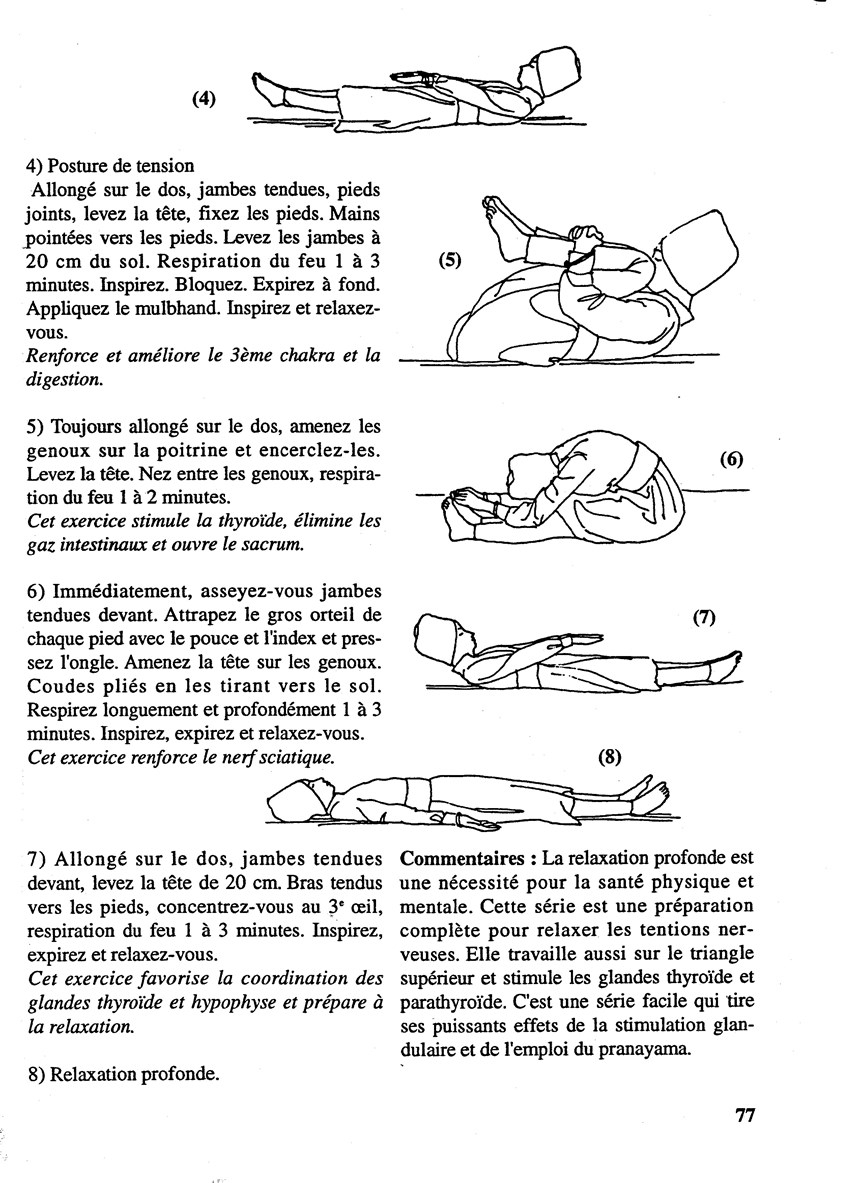 Kriya pour le Métabolisme et la Relaxation page 2